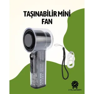 Sessiz Çalışan Taşınabilir Fan | Dijital Göstergeli | 100 Kademeli Hız Ayarı