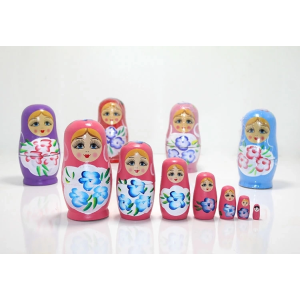 7'li Ahşap Matruşka Alk1202