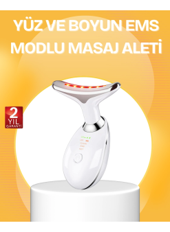 7 Renk Led Işık Terapili Cilt Bakım Cihazı Usb Şarjlı