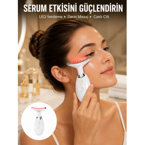 7 Renkli Led Cilt Yenileyici Masaj Ve Bakım Cihazı Yeni Nesil