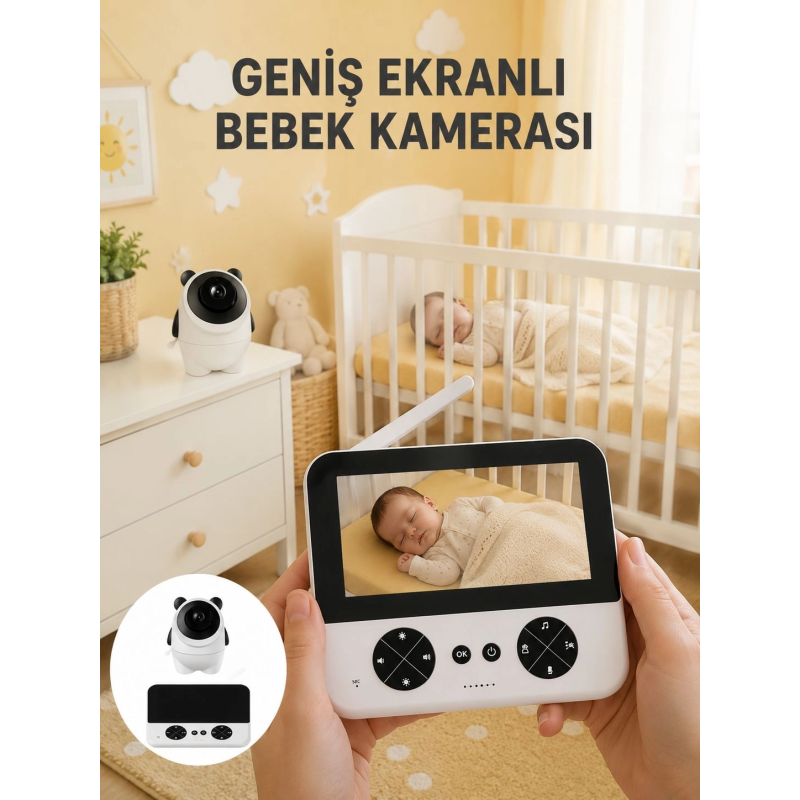 720p Hd Gece Görüşlü Kablosuz Bebek Kamerası İki Yönlü Sesli Yeni Nesil 720p Hd Gece Görüşlü Kablosuz Bebek Kamerası İki Yönlü Sesli Yeni Nesil