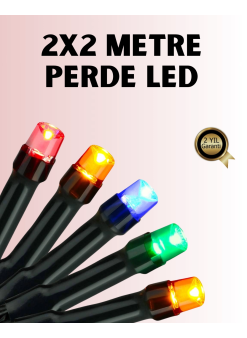 8 Modlu Zaman Ayarlı Led Perde Işık – Bahçe Ve Balkon Dekorasyonu