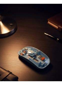 800 1600 Dpı Ayarlanabilir Mavi Kablosuz Mouse Pilli