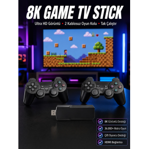 8k Ultra Hd Game Box 36500 Oyunlu Game Stick Oyun Konsolu