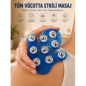 9 Bilyeli Masaj Eldiveni