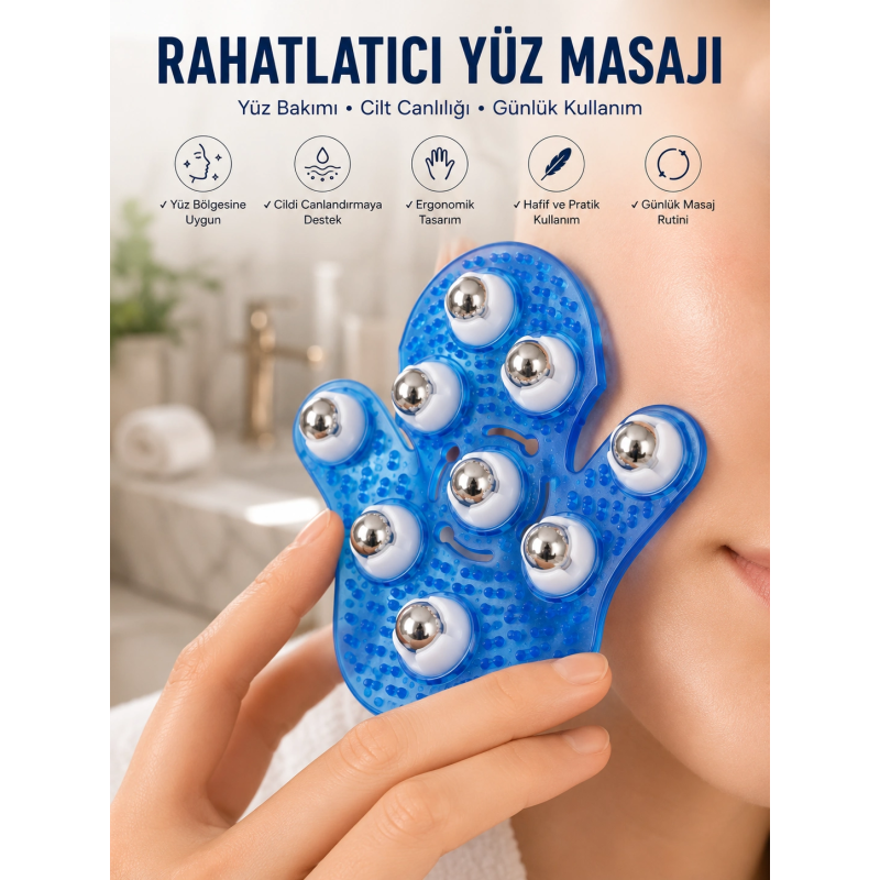 9 Bilyeli Masaj Eldiveni Giyilebilir Plastik Vücut Sıkılaştırıcı 9 Bilyeli Masaj Eldiveni Giyilebilir Plastik Vücut Sıkılaştırıcı