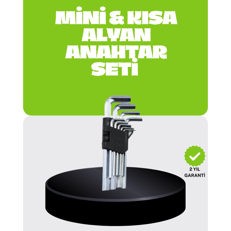 9 Parça Alyan Anahtar Seti Bisiklet Mobilya Ve Otomotiv Uyumlu 9 Parça Alyan Anahtar Seti Bisiklet Mobilya Ve Otomotiv Uyumlu