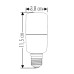 8W LED PİL AMPUL E27