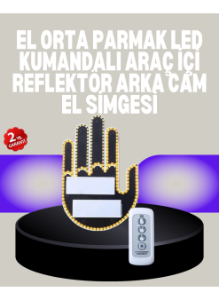 A Kalite Uzaktan Kumandalı Led Park Uyarı Işığı El Figürlü Model