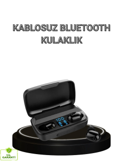 A10s Kablosuz Kulaklık  Çipli Uzun Pil Ömürlü Dokunmatik