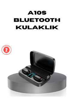 A10s Tws Bluetooth 5.0 Kulaklık – Powerbank’li Şarj Kutusu, Dokunmatik Kontrol, Gerçek Stereo