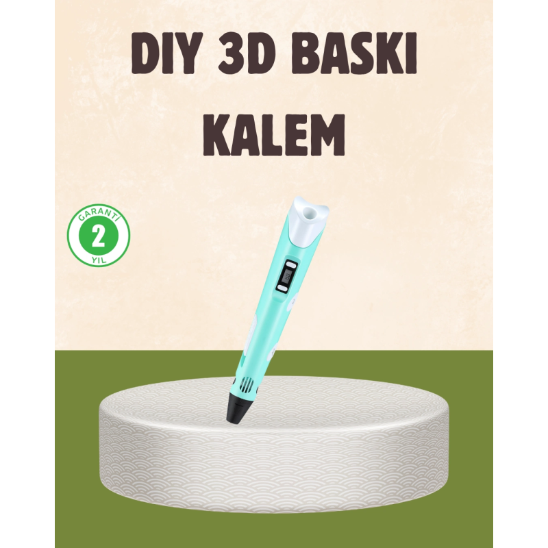 Abs Ve Pla Filament Destekli 3d Yazıcı Kalem Abs Ve Pla Filament Destekli 3d Yazıcı Kalem
