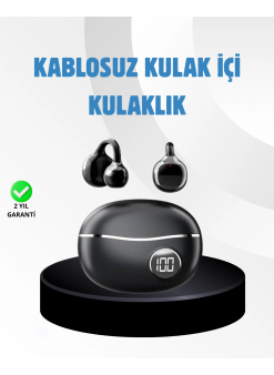 Açık Kulak Kablosuz Bluetooth Kulaklık – Konforlu Tasarım Ve Uzun Süreli Kullanım