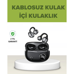 Açık Kulak Tasarımlı Bluetooth 5.4 Kablosuz Kulaklık – Uzun Pil Ömrü