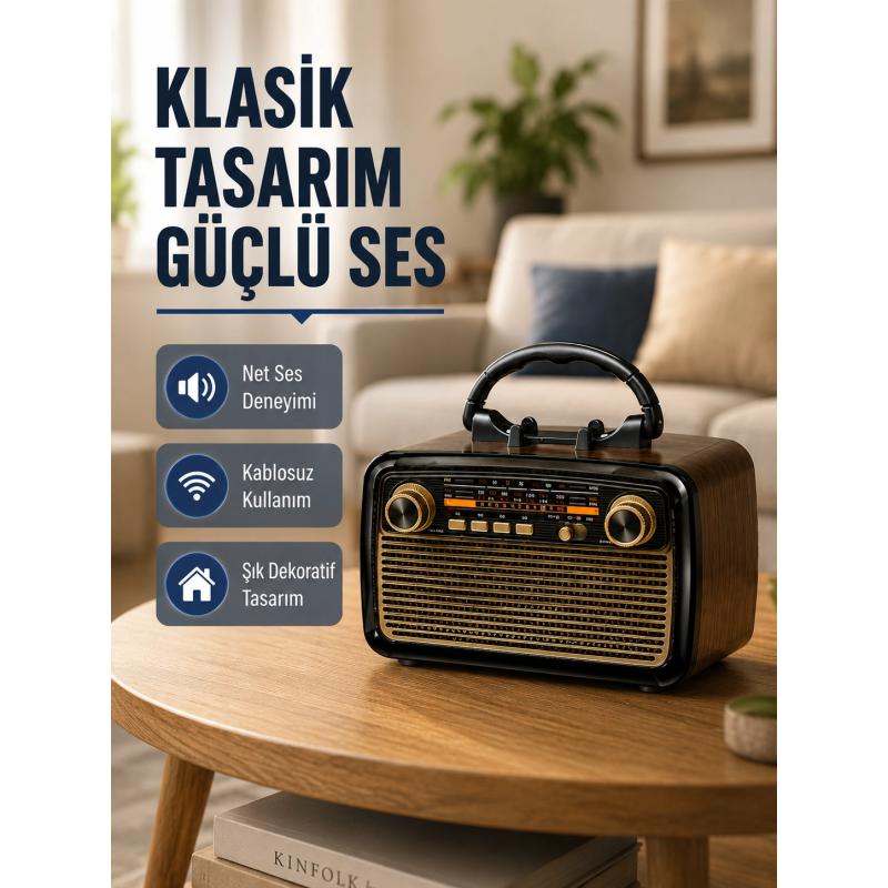 Ahşap Dokulu Bluetooth Müzik Kutusu – Vintage Led Tasarımıyla Modern Ses Deneyimi Ahşap Dokulu Bluetooth Müzik Kutusu – Vintage Led Tasarımıyla Modern Ses Deneyimi