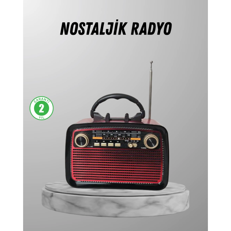 Ahşap Dokulu Bluetooth Müzik Kutusu – Vintage Led Tasarımıyla Modern Ses Deneyimi