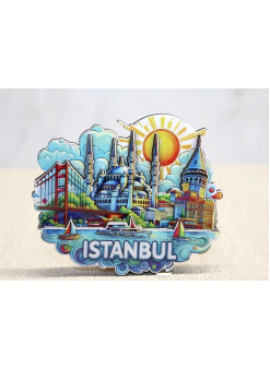 Ahşap İstanbul Temalı Magnet Alk4600
