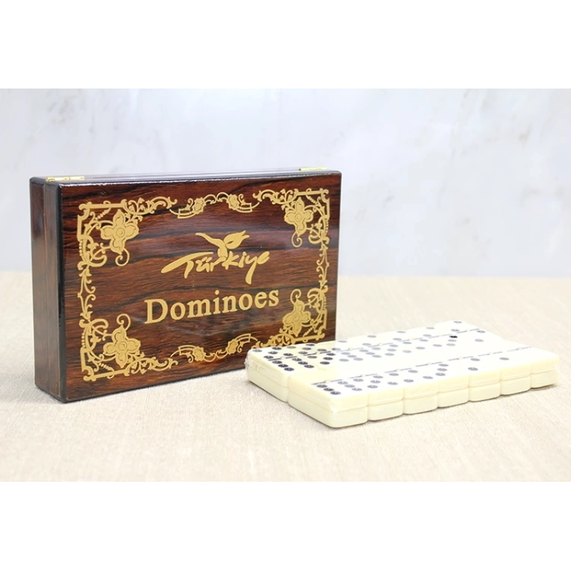Ahşap Kutulu Domino Oyunu Alk4220 Ahşap Kutulu Domino Oyunu Alk4220