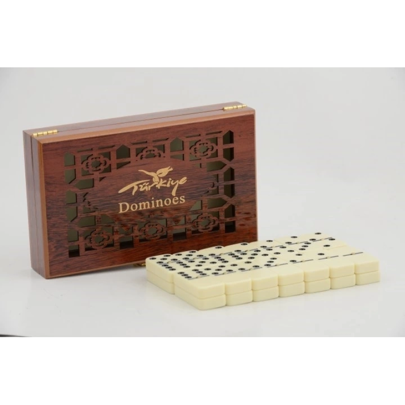 Ahşap Kutulu Melamin Domino Alk2268 Ahşap Kutulu Melamin Domino Alk2268
