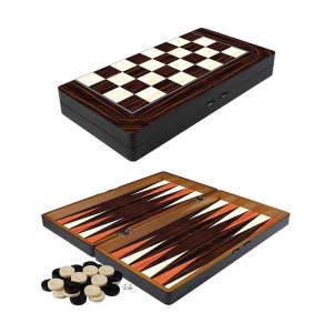 Ahşap Tavla Takımı Büyük Boy