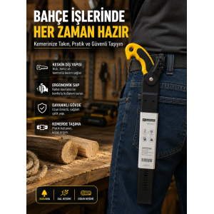 Ahşap Ve Dal Kesiminde Etkili Bahçe Bıçkısı
