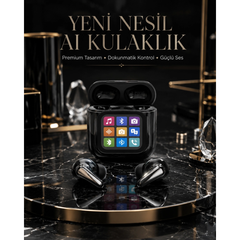Aı Bluetooth Kulaklık Akıllı Dokunmatik Kontrol Özellikli Aı Bluetooth Kulaklık Akıllı Dokunmatik Kontrol Özellikli