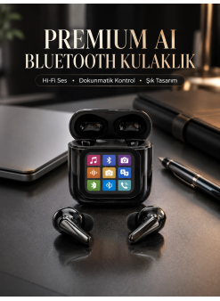 Aı Destekli Dokunmatik Ekranlı Kablosuz Bluetooth Kulaklık