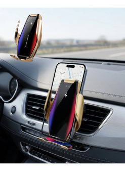 Akıllı Araç İçi Telefon Tutucu Kablosuz Şarj Ve Otomatik Açılır Kapanır Sistem