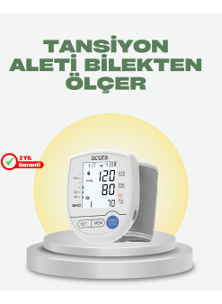 Akıllı Bilek Tansiyon Aleti Hem Şarjlı Hem Pilli Kolay Ölçüm