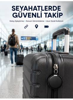 Akıllı Bluetooth Takip Cihazı Airtag Apple Ve Android Uyumlu