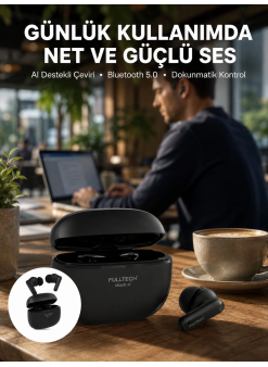 Akıllı Çeviri Destekli Bluetooth Kulaklık Profesyonel Ses Deneyimi Yeni Nesil