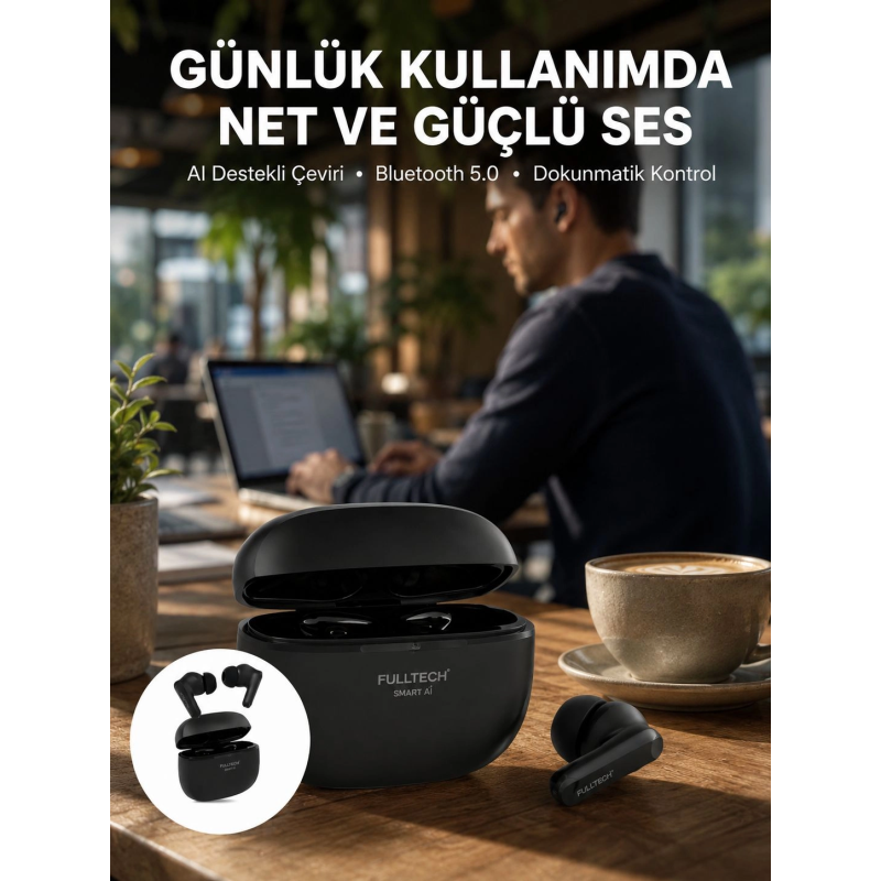 Akıllı Çeviri Destekli Bluetooth Kulaklık Profesyonel Ses Deneyimi Yeni Nesil Akıllı Çeviri Destekli Bluetooth Kulaklık Profesyonel Ses Deneyimi Yeni Nesil