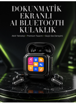 Akıllı Dokunmatik Kontrol Aı Özellikli Bluetooth Kulaklık