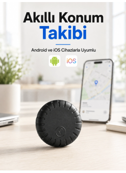 Akıllı Gps Takip Cihazı Android Ve İos Uyumlu 2 Yıl Pil Ömürlü Mini Konum Bulucu