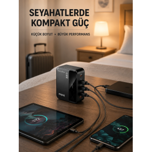 Akıllı Güç Dağılımlı 4 Girişli Şarj İstasyonu