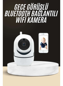 Akıllı Güvenlik Kamerası Hd Görüntü Kalitesi Hareket Algılama Wifi Kamera