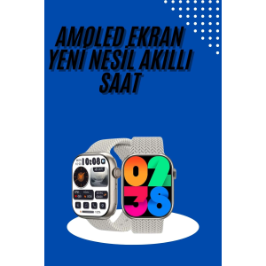 Akıllı Kol Saat Amoled Ekran Android Ve İos Uyumlu Arama Konuşma