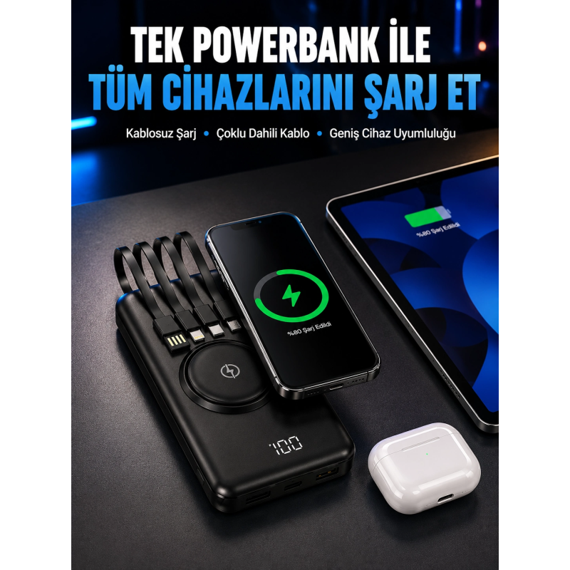 Akıllı Koruma Sistemli Powerbank – Hızlı, Güvenli Ve Modern Akıllı Koruma Sistemli Powerbank – Hızlı, Güvenli Ve Modern