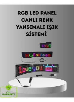 Akıllı Led Matrix Panel – Usb Bağlantılı, Kaydırmalı Yazı Ve Animasyon Desteği