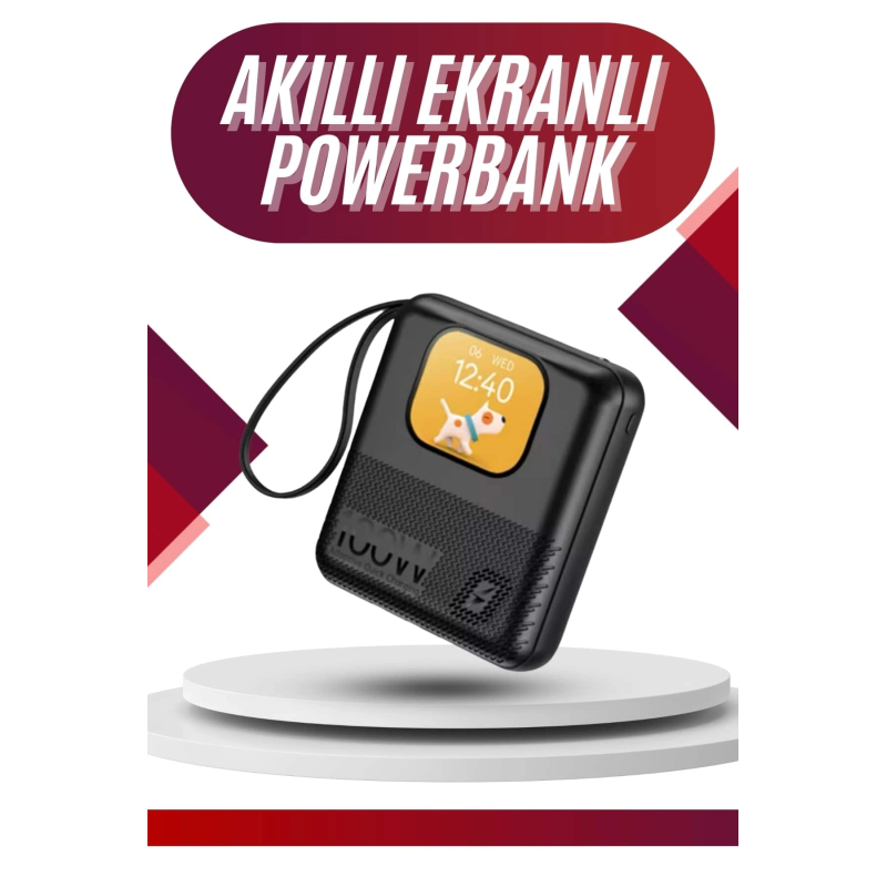 Akıllı Powerbank 10.000 Mah 4 Çıkışlı Taşınabilir Dijital Göstergeli Akıllı Powerbank 10.000 Mah 4 Çıkışlı Taşınabilir Dijital Göstergeli