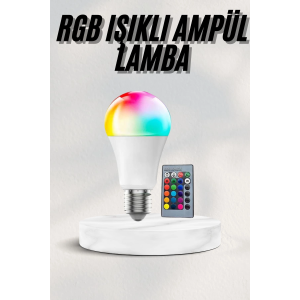 Akıllı Rgb Led Ampul Led Uzaktan Kumandalı Renk Değiştiren Ampul
