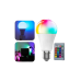 Akıllı Rgb Led Ampul Led Uzaktan Kumandalı Renk Değiştiren Ampul