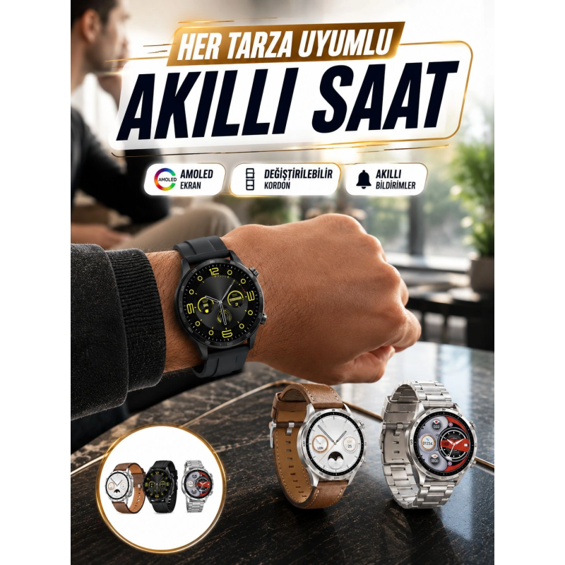 Akıllı Saat 5.0 Bluetooth Bağlantılı Sağlık Ve Uyku Takibi Sosyal Medya Girişli Yeni Nesil Akıllı Saat 5.0 Bluetooth Bağlantılı Sağlık Ve Uyku Takibi Sosyal Medya Girişli Yeni Nesil