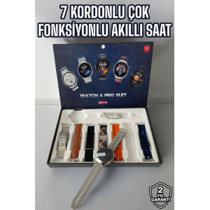 Akıllı Saat 7 Kordonlu Yeni Nesil Arama Cevaplayan Çok Fonksiyonlu