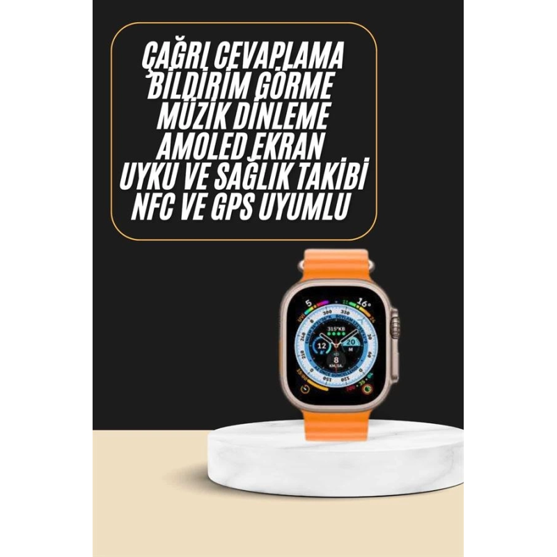 Akıllı Saat Amoled Ekran Bluetooth Bağlantılı Özel Tasarım Unısex Akıllı Saat Amoled Ekran Bluetooth Bağlantılı Özel Tasarım Unısex