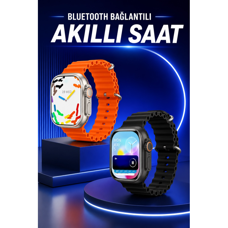 Akıllı Saat Arama Cevaplayan Bildirim Görme Yeni Nesil Bluetooth Bağlantılı Akıllı Saat Arama Cevaplayan Bildirim Görme Yeni Nesil Bluetooth Bağlantılı