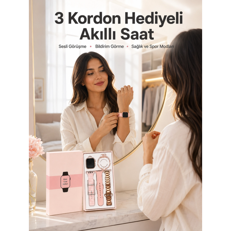 Akıllı Saat Bluetooth Bağlantılı Aksesuar Hediyeli Gps Takibi Akıllı Saat Bluetooth Bağlantılı Aksesuar Hediyeli Gps Takibi