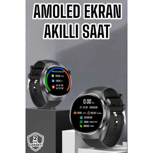 Akıllı Saat Bluetooth Bağlantılı Amoled Ekran Uyku Ve Sağlık Takibi