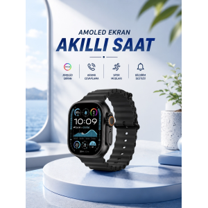 Akıllı Saat Bluetooth Bağlantılı Nfc Ve Gps Uyumlu Nabız Ölçer Sesli Görüşme