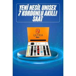 Akıllı Saat Çağrı Cevaplayabilen Unısex 7 Kordonlu Müzik Dinleme
